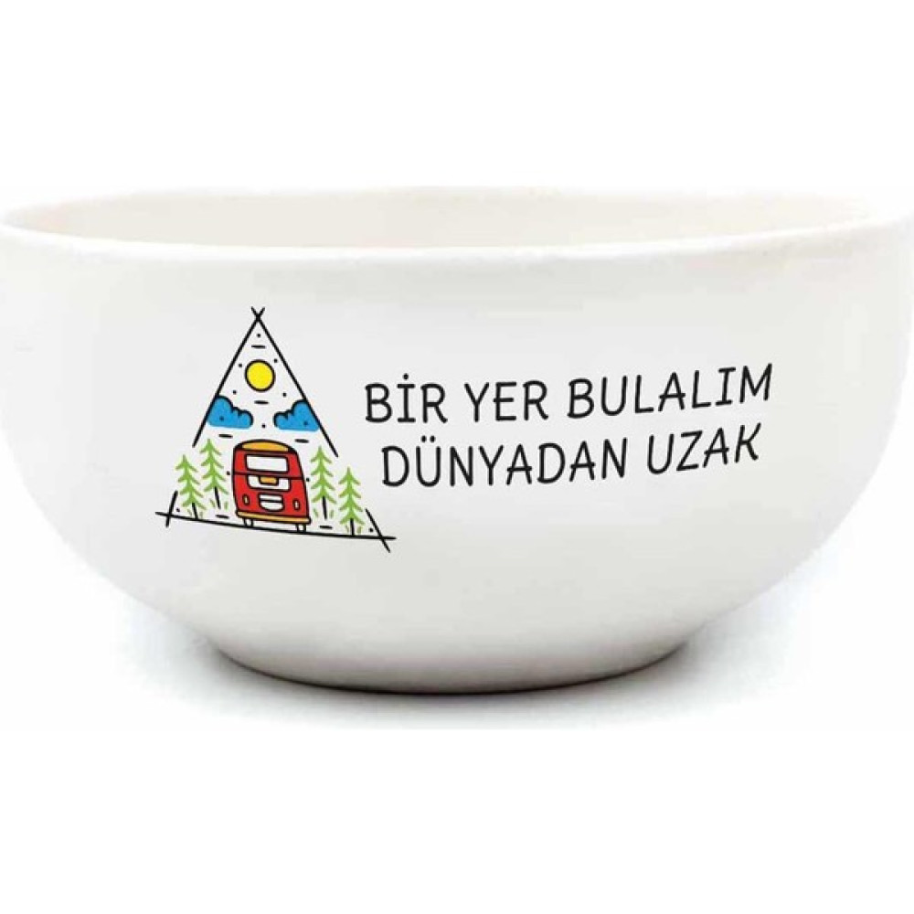 Palto Tasarım Bir Yer Bulalım Dünyadan Uzak 02 Krem Seramik Kase Kase Fiyatı