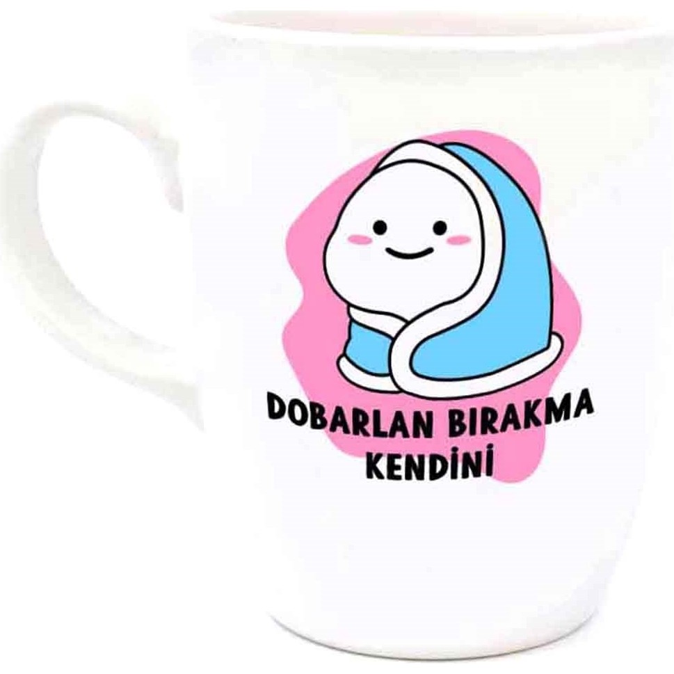 Palto Tasarım Dobarlan Bırakma Kendini Krem Oval Kupa Fincan / Bardak / Kahve Takımı Fiyatı
