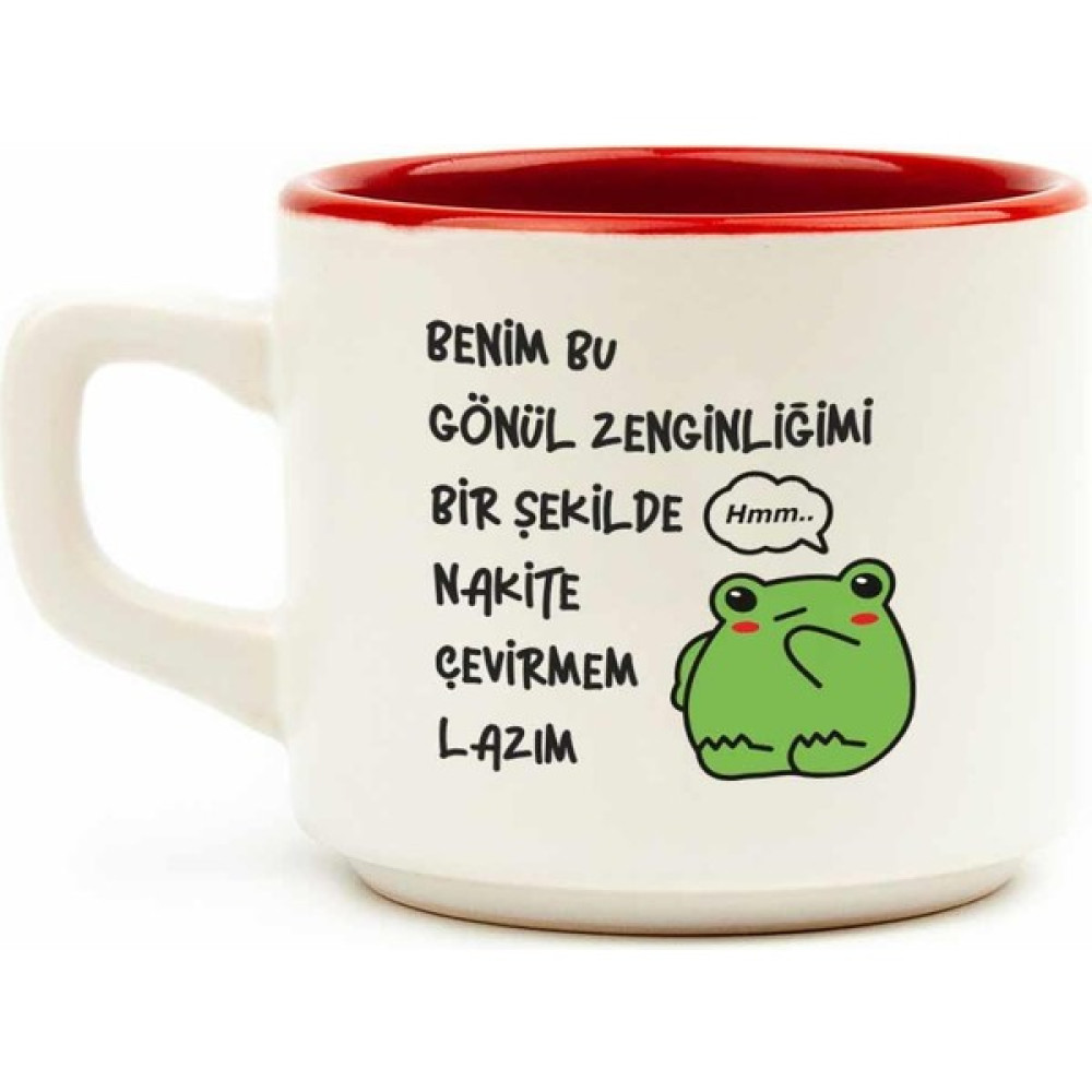 Palto Tasarım Gönül Zenginliğimi Nakite Çevirmem Lazım Beyaz Venüs Kupa - Hediye Seramik Kupa Fincan / Bardak / Kahve Takımı Fiyatı