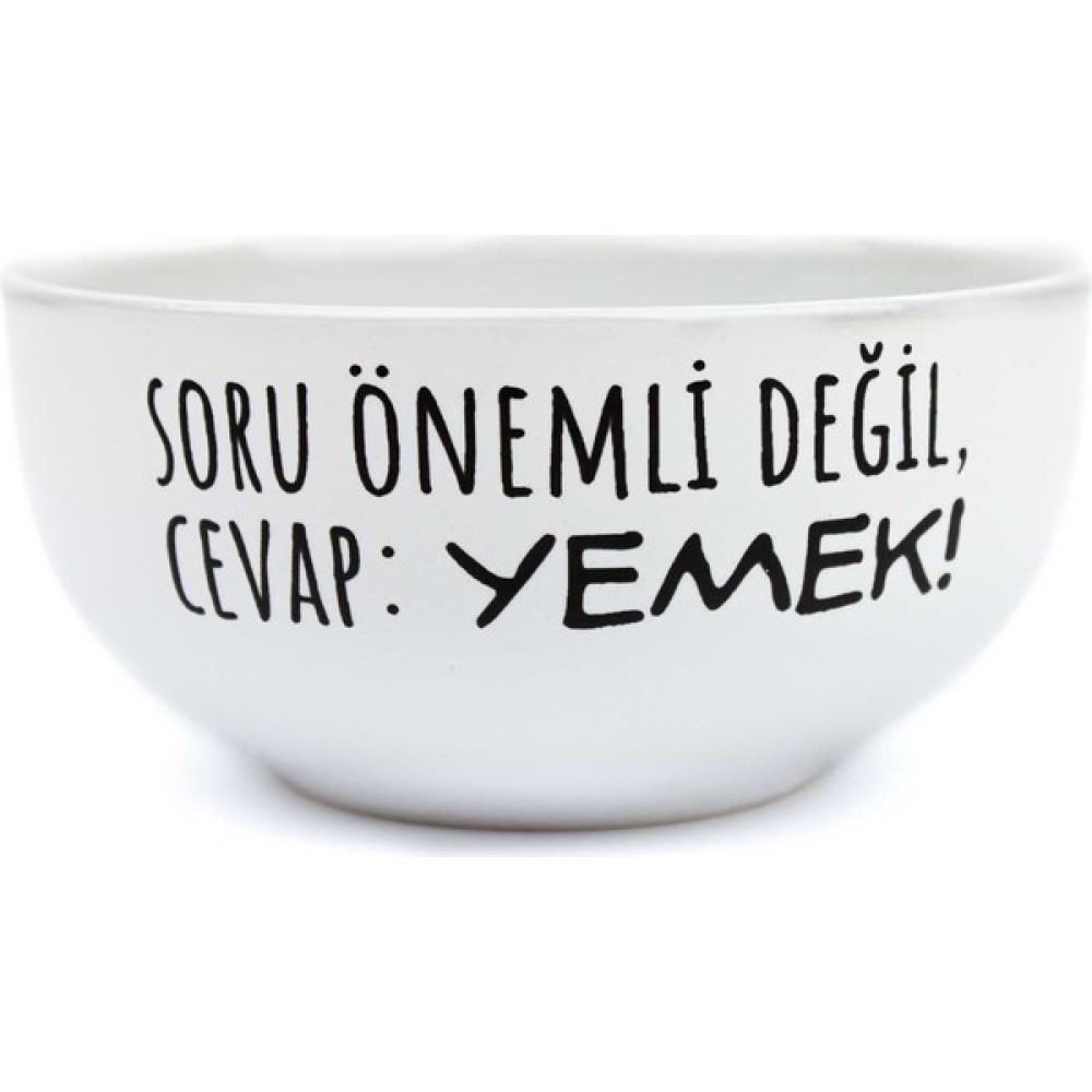 Palto Tasarım Soru Önemli Değil, Cevap: Yemek! Tasarım Seramik Kase Kase Fiyatı
