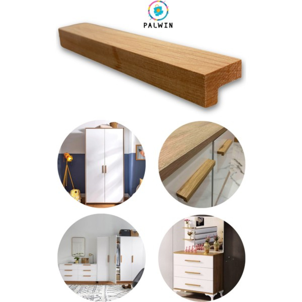 palwin Masif Ahşap Dolap Çekmece Kulpu Modern Mutfak Dolabı Kulp Modelleri Mobilya Tasarım 1 Adet Kulp - 9,6 Nalburiye & Hırdavat Fiyatı