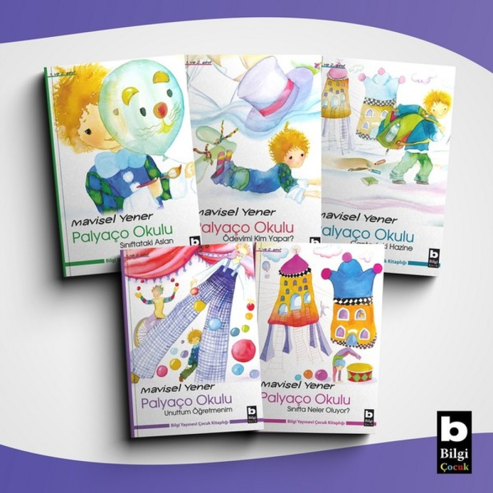 Palyaço Okulu Serisi Seti (5 Kitap Takım) - Mavisel Yener Okul Öncesi Eğitici & Öğretici Kitaplar Fiyatı