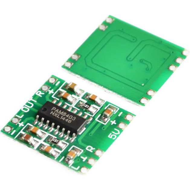 PAM8403 2X3W Mini Ses Yükseltici Kartı - HW-104 Hobi Elektroniği Fiyatı