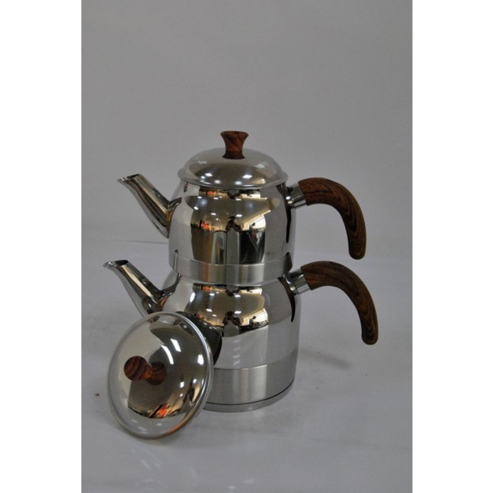 Pamir Home Ern Gelincik Çelik Çaydanlık - Gri Çay / Çaydanlık Setleri Fiyatı
