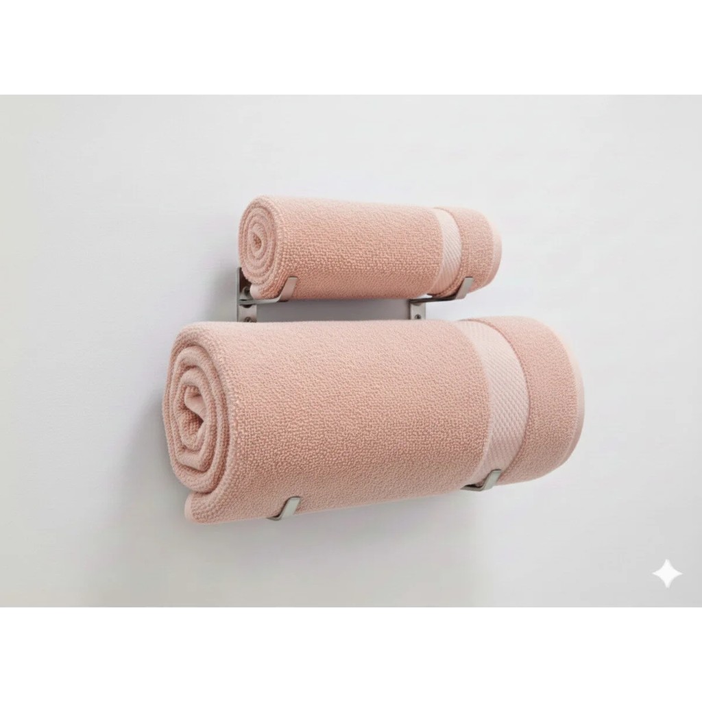 Pamira 50X90 70X140 Beren Banyo Havlu Seti 2 Parça [1 El Yüz.baş Havlusu,1 Vücut Banyo Havlusu] - 70 x 140 cm - 50 x 90 cm - Somon El / Yüz Havlusu Fiyatı