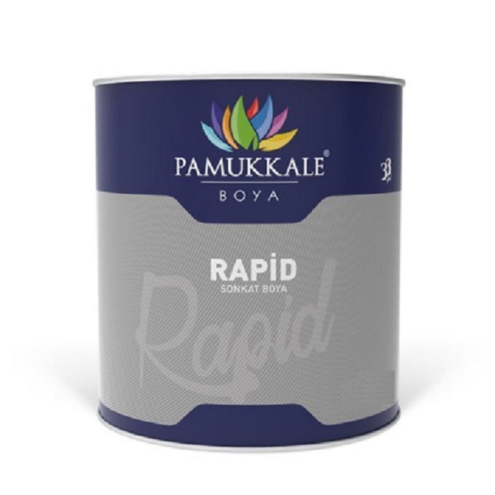 Pamukkale 1402 Rapid Boya 2.5 Kg Siyah Ral 9005 Boyalar Fiyatı