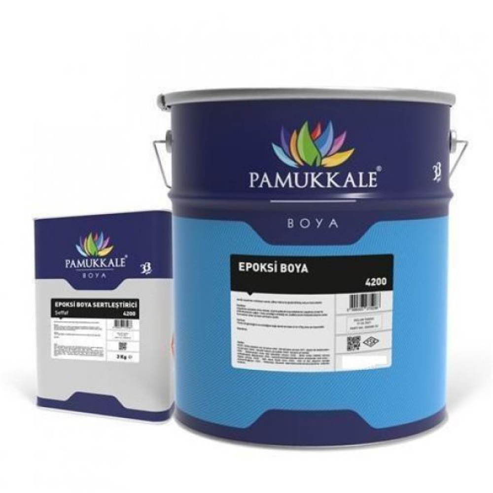 Pamukkale 4200 Epoksi Boya 15 Kg+3 Kg Ral 9005 Siyah Boyalar Fiyatı