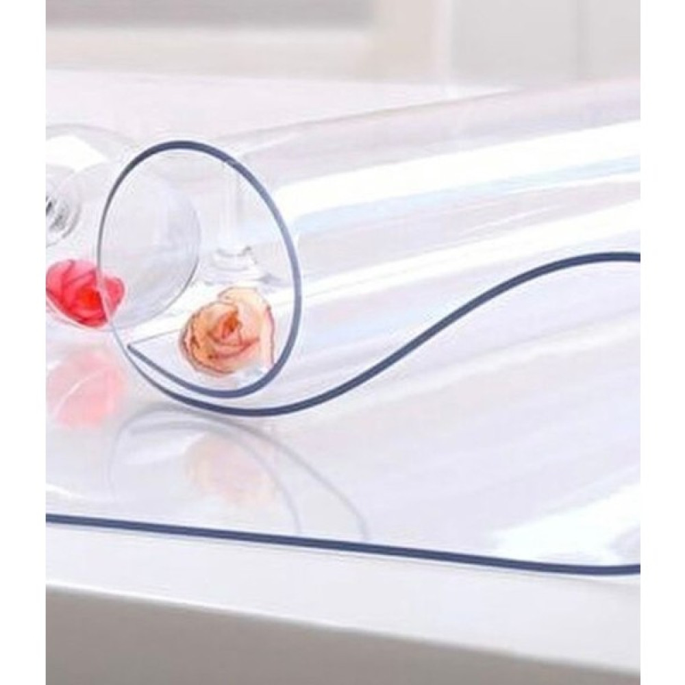 Pamukkale Branda Şeffaf Kalın Masa Örtüsü Kalınlık 1.5mm En 80CM Örtü 80X148 - 80 x 150 cm Masa Örtüsü Fiyatı