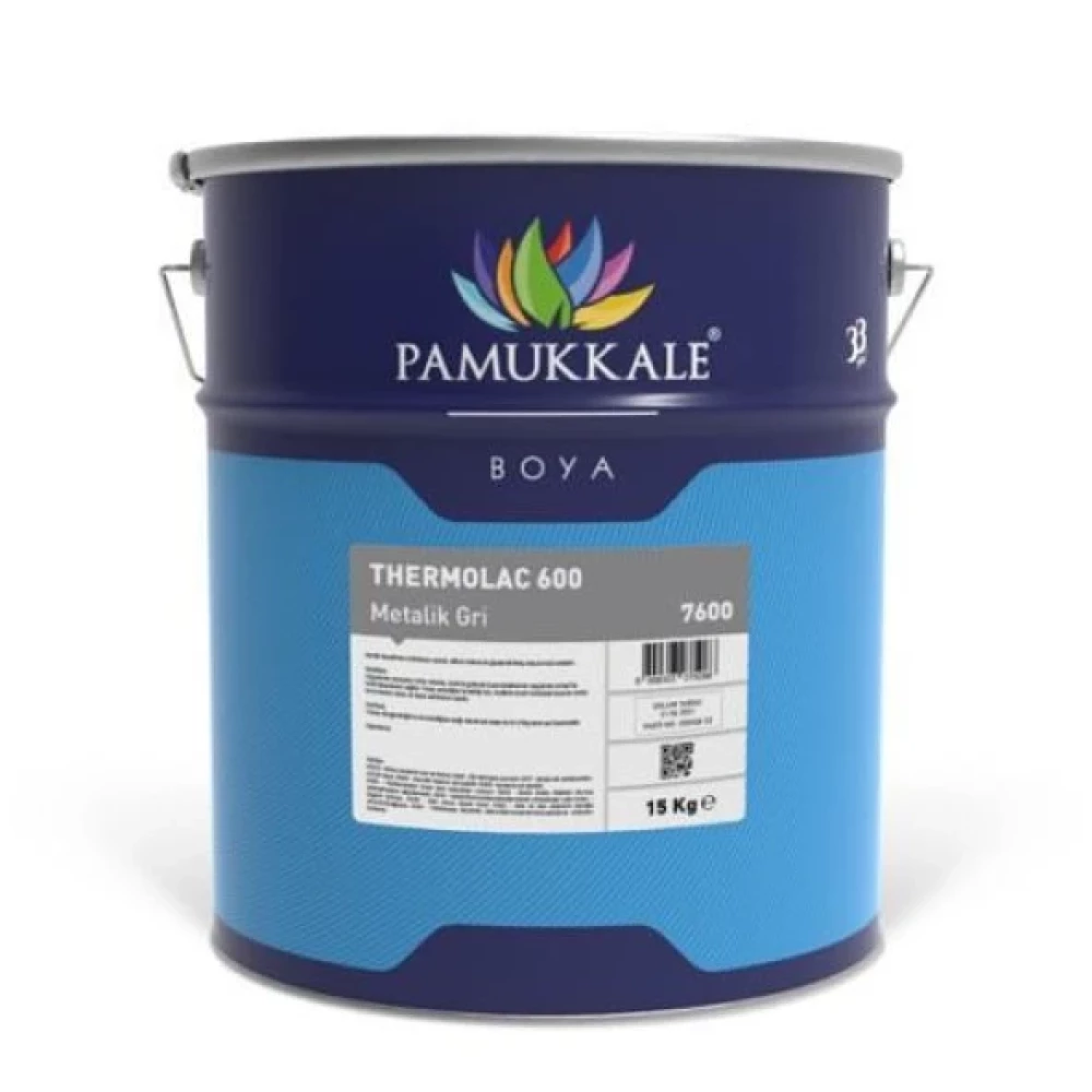 Pamukkale Thermolac 600 Derece Isiya Dayanikli Boya 2.5 Kg Metalik Gri Boyalar Fiyatı