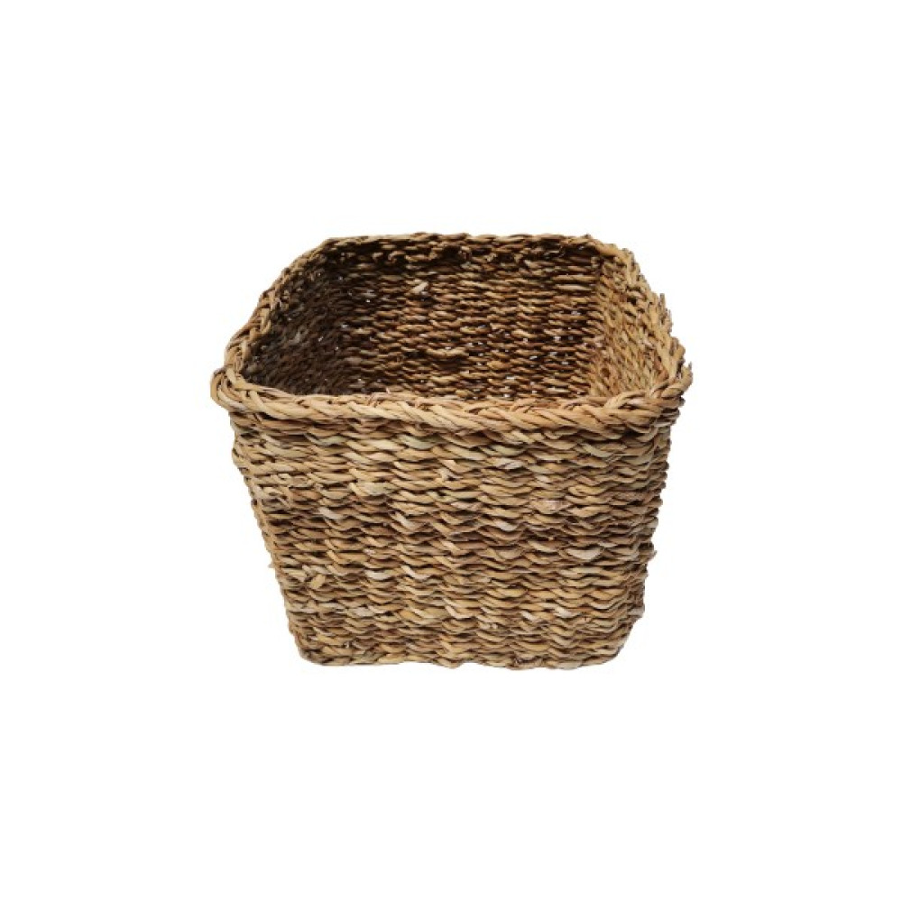 Panalı Naturel Kare Hasır Sepet Bdh-05 - 22 x 22 x 19 cm Sepet Fiyatı