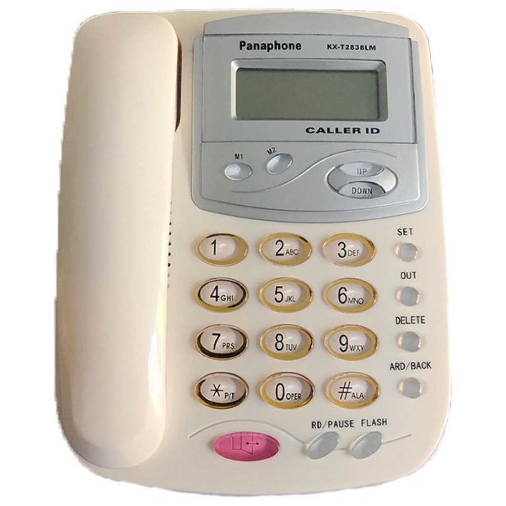 Panaphone KX-T2838LM Masaüstü Kablolu Ev Telefonu (Beyaz) - Beyaz Telefon Fiyatı