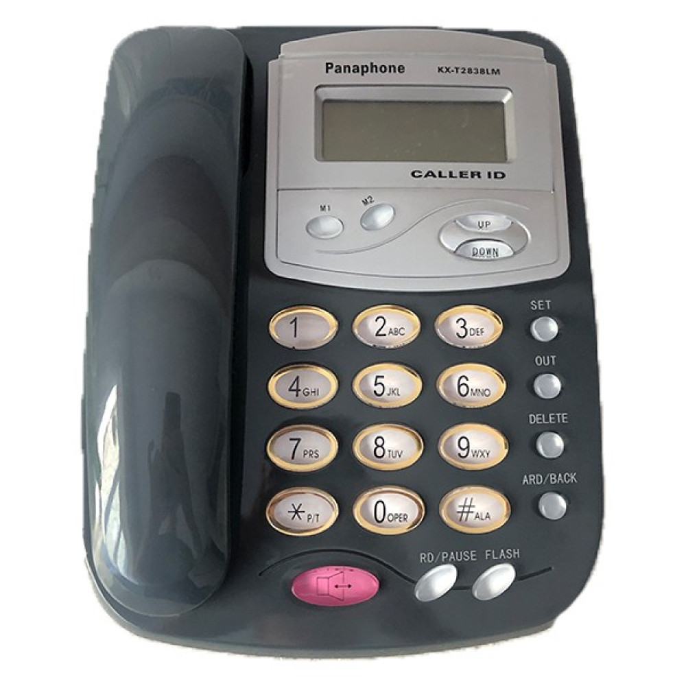 Panaphone KX-T2838LM Masaüstü Kablolu Ev Telefonu (Gri) - Gri Telefon Fiyatı
