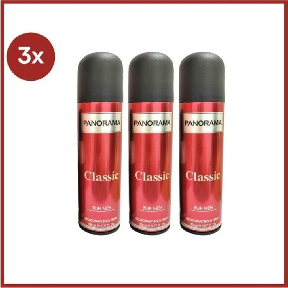 Panaroma Panorama Deo For Men Classic 150 ml x 3 Adet - 1,2 lt Deodorantlar Fiyatı