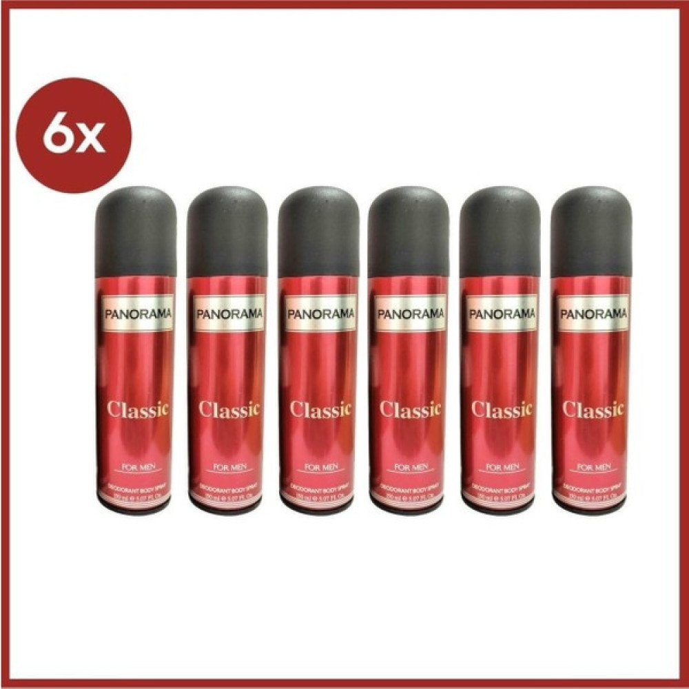 Panaroma Panorama Deo For Men Classic 150 ml x 6 Adet - 1,2 lt Deodorantlar Fiyatı