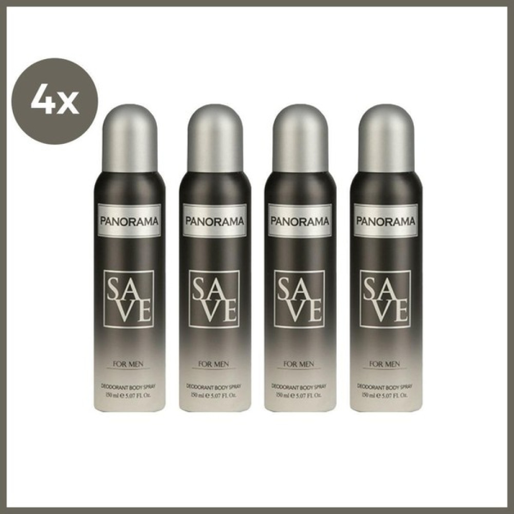 Panaroma Panorama Deo For Men Save 150 ml x 4 Adet - 1,2 lt Deodorantlar Fiyatı
