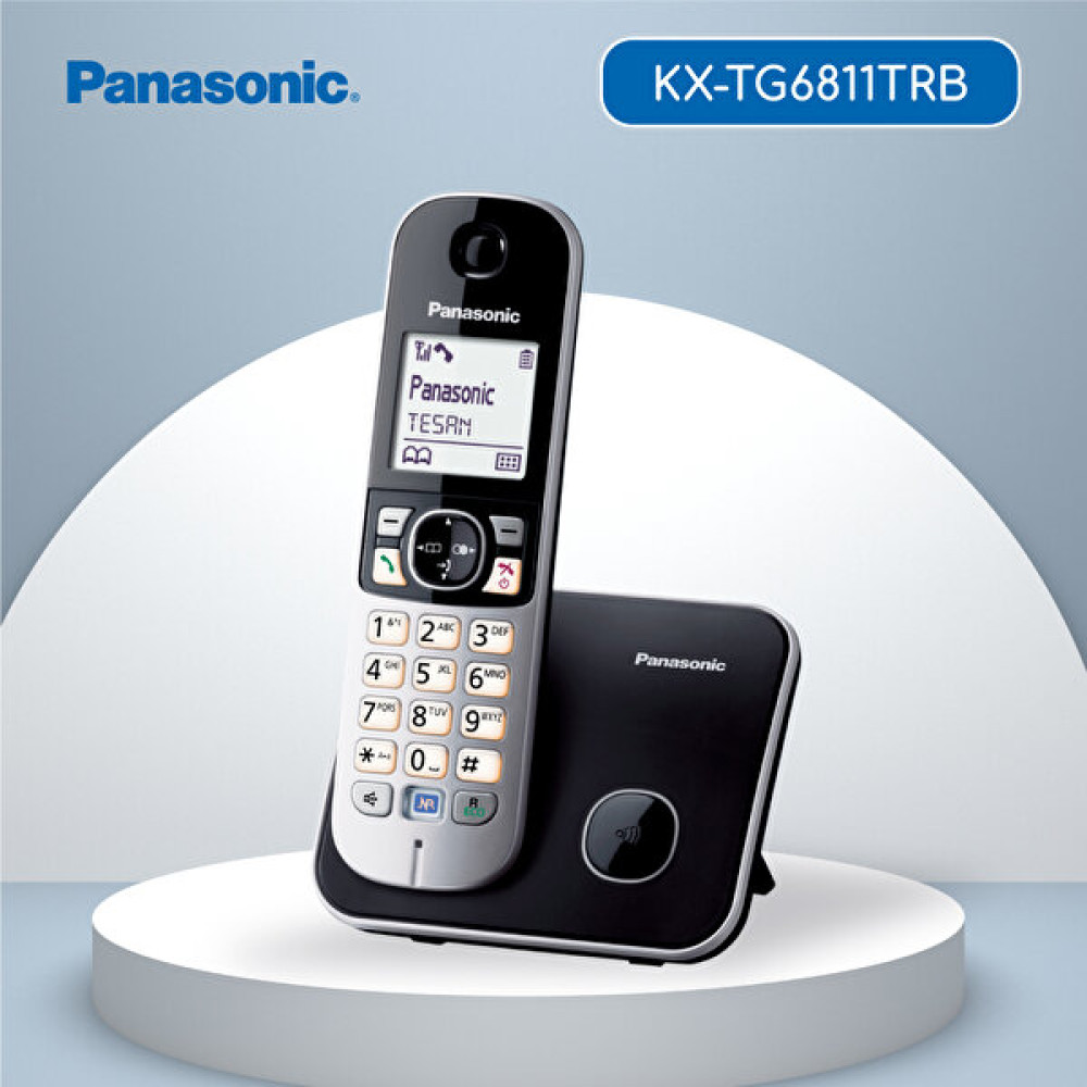 Panasonic KX-TG6811 Telsiz Telefon - Siyah Telsiz Telefon Fiyatı