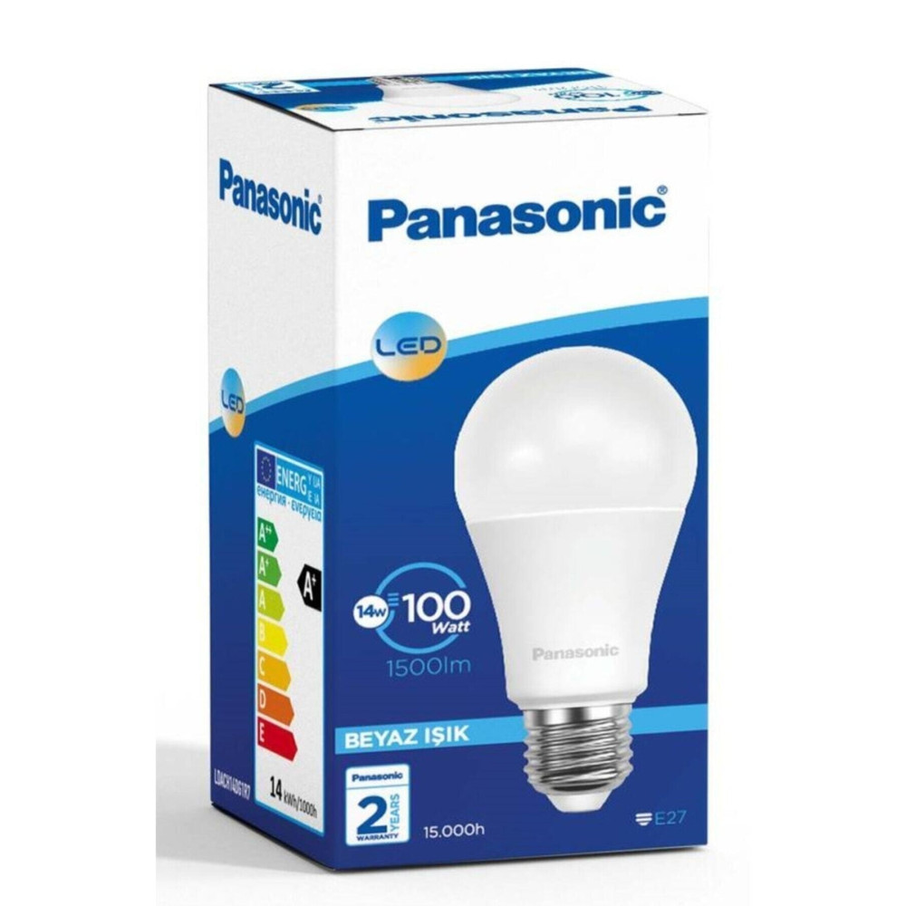 PANASONIC Led Lamba 14w-100w E27 1500 Lümen Beyaz Işık A Enerji Sınıfı Klasik Ampul Fiyatı