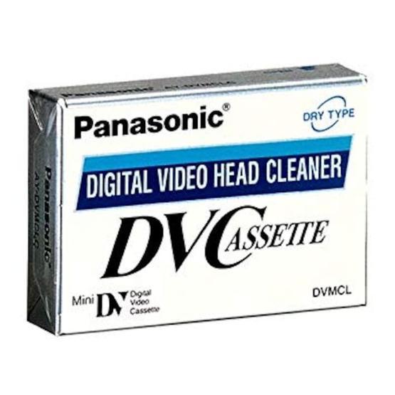 Panasonic Mini Dv Temizleme Kaseti