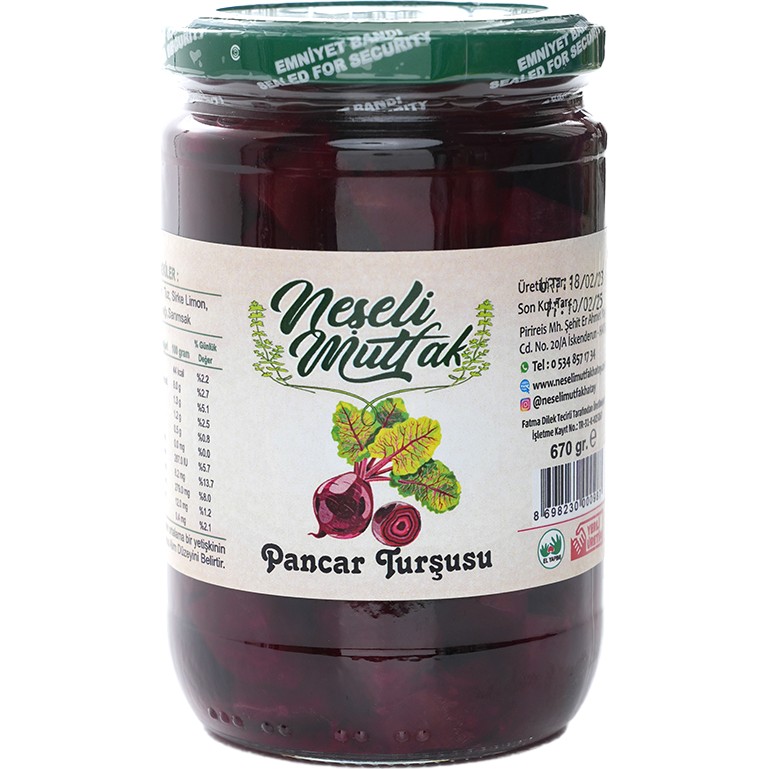 Pancar Turşusu 670 gr Konserve Fiyatı