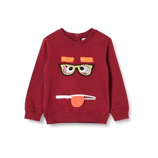 Panço 18216075 Bordo Erkek Çocuk Sweatshirt