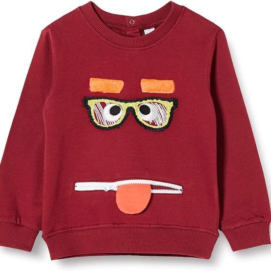 Panço 18216075 Bordo Erkek Çocuk Sweatshirt