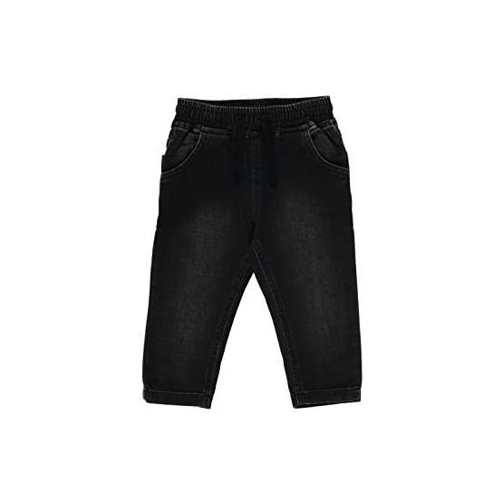 Panço 2221BB04015 Siyah Beli Lastikli Özel Yıkamalı Denim Erkek Çocuk Pantolon Erkek Çocuk Pantolon Fiyatı