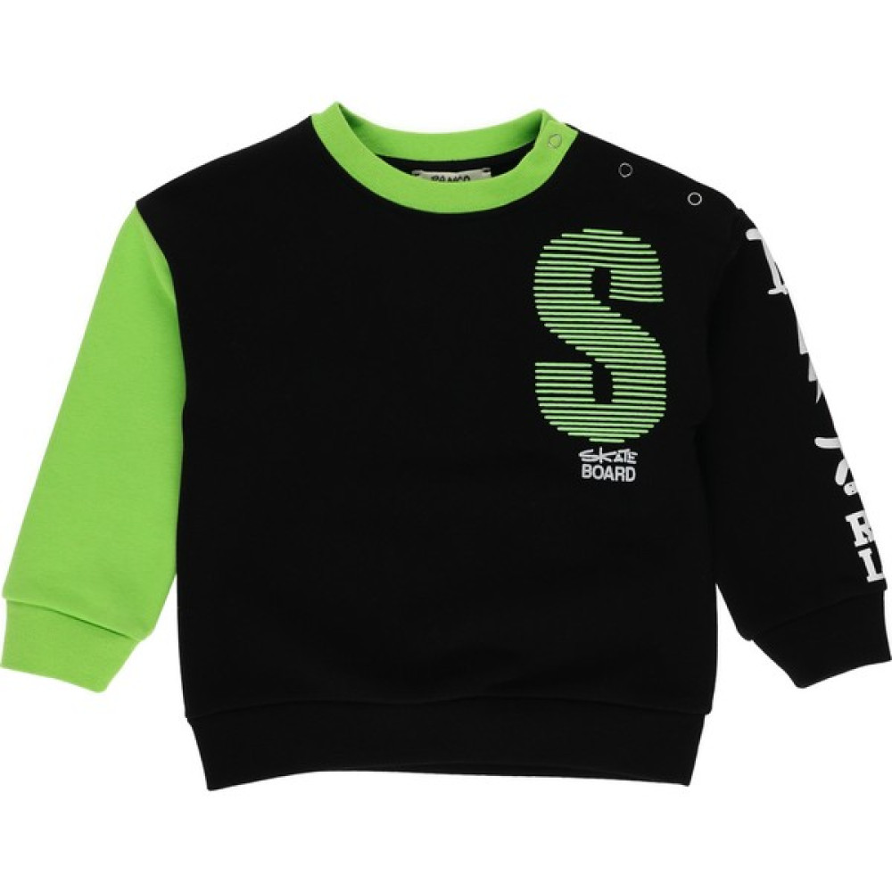 Panço Erkek Bebek Baskılı Sweatshirt Erkek Çocuk Sweatshirt Fiyatı