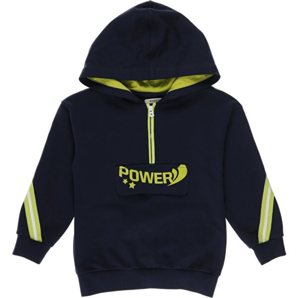 Panço Erkek Çocuk Yarım Fermuar Şerit Detay Sweatshirt Erkek Çocuk Sweatshirt Fiyatı