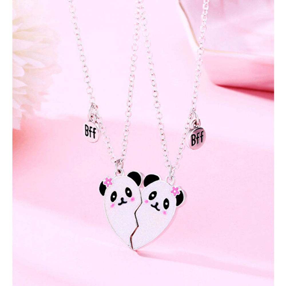 Panda Mıknatıslı Best Friends Kolye Bijuteri Kolye Fiyatı