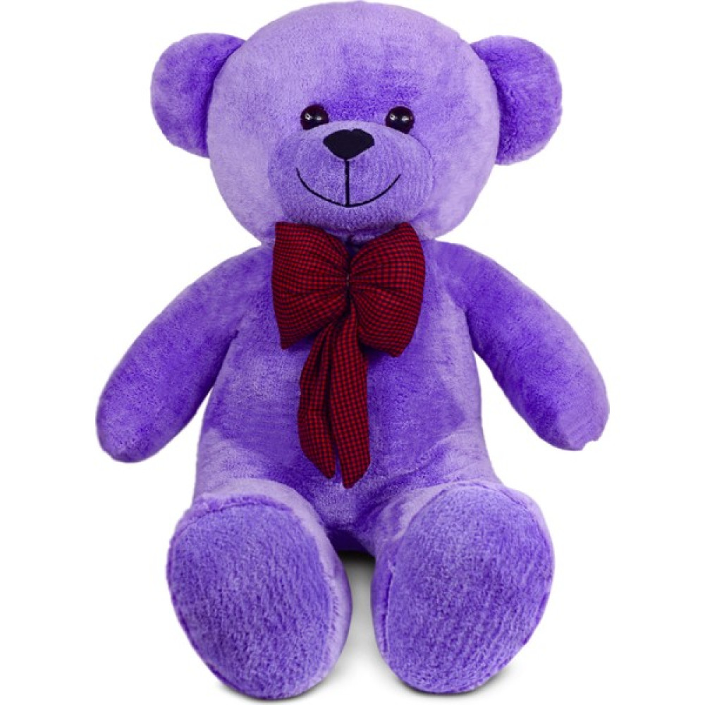 Pandamkee 120&100 cm Papyonlu Büyük Ayıcık - 096 - Lila Peluş Oyuncaklar Fiyatı