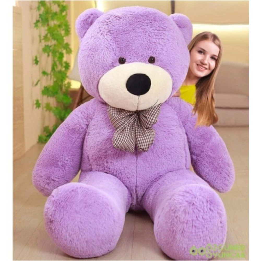 Pandamkee 130 cm Papyonlu Büyük Ayıcık (%100 Yerli) Peluş Oyuncaklar Fiyatı