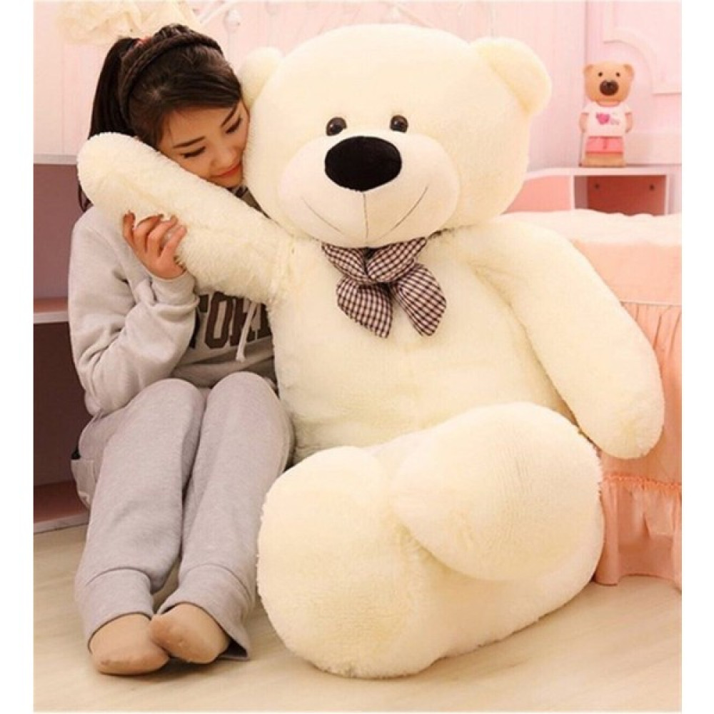 Pandamkee 130 cm Papyonlu Büyük Ayıcık %100 Yerli - Renkli Peluş Oyuncaklar Fiyatı