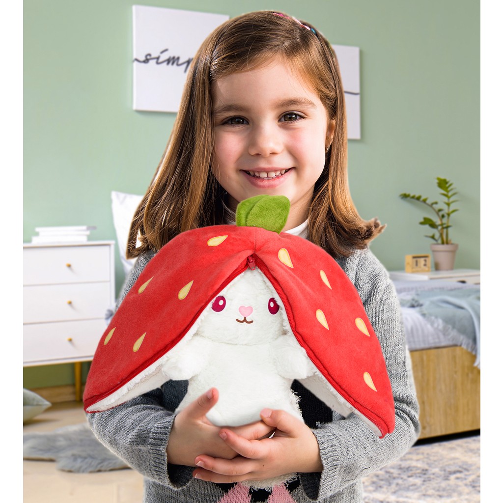 Pandamkee Çilek Tavşan Çantalı 50 cm - Açık Krem SSD / Solid State Drive Fiyatı