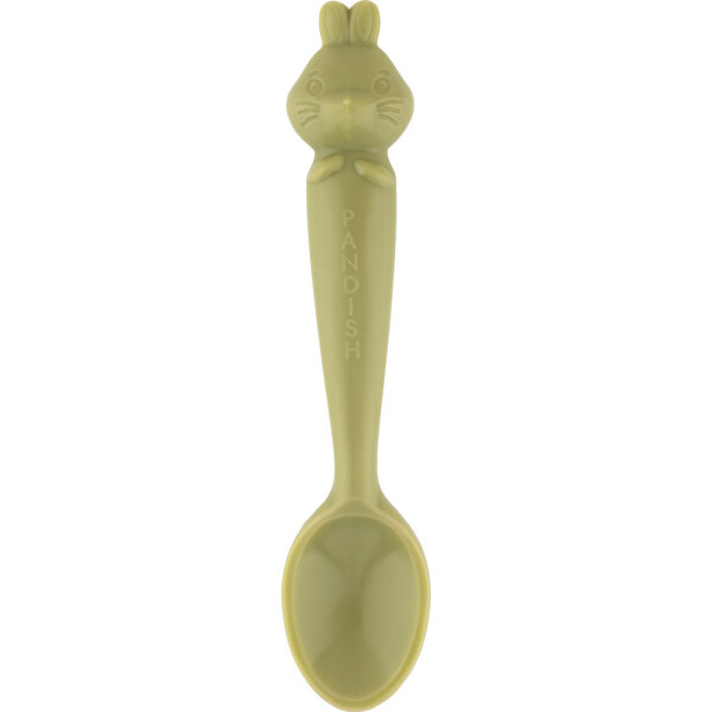 Pandish Baby Pandish Hamham Silikon Kaşık Olive Green - Yeşil Mama Seti Fiyatı