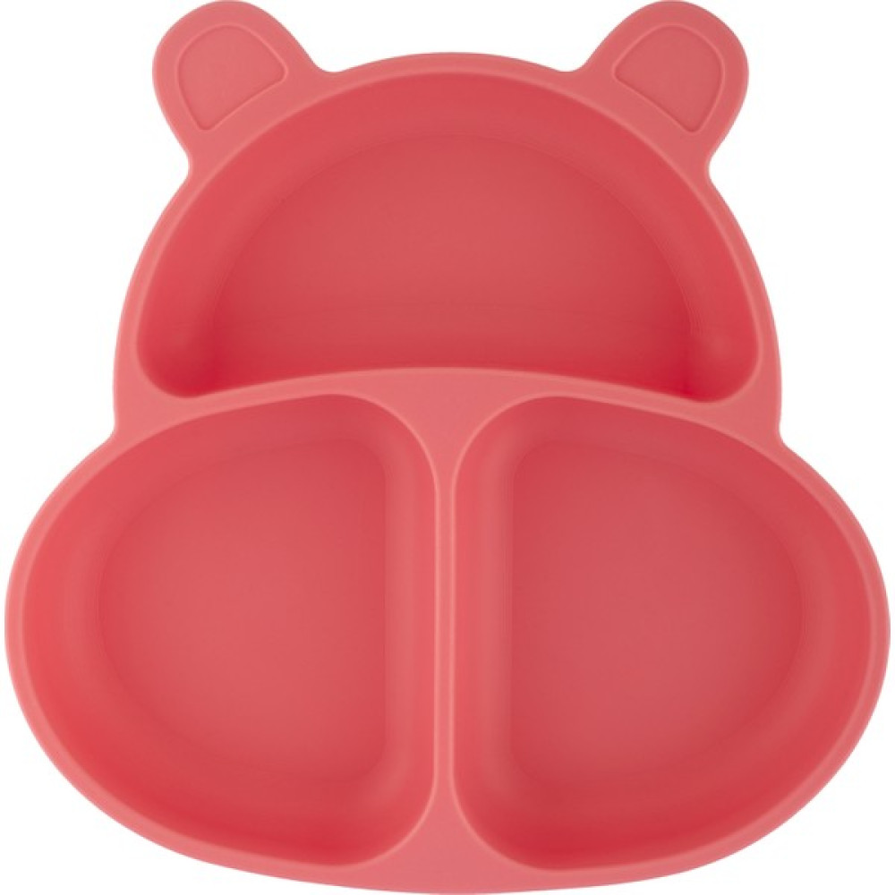Pandish Huppo Vakum Tabanlı Silikon Mama Tabağı Bubble Gum Pink - Pembe Mama Seti Fiyatı