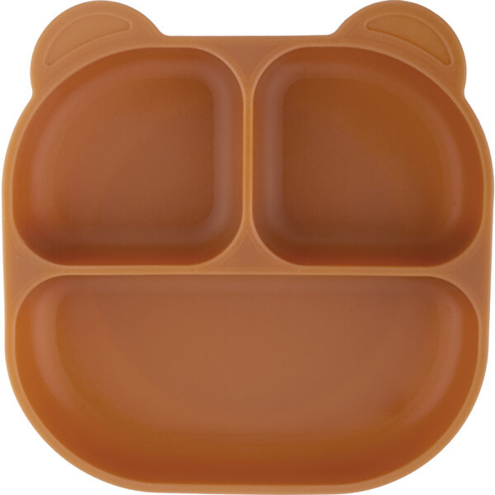 Pandish Mamma Vakum Tabanlı Silikon Mama Tabağı Toffee Caramel - Hardal Rengi Mama Seti Fiyatı