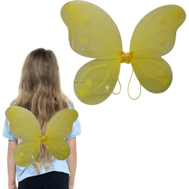 Pando Sırsırta Asmalı Kelebek Kanat Gösteri Kanadı Sarı Renk 48 x 40 cm 1 Adet Oyuncak Fiyatı