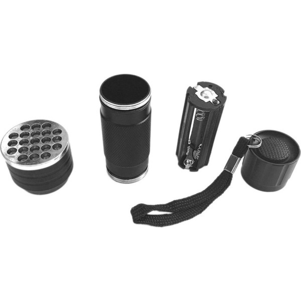 Pandoraplanet 21 LED Uv El Feneri Torch Işığı 395NM Ultra Violet Işık Uv Lamba Torch - Siyah (Yurt Dışından) El Feneri Fiyatı