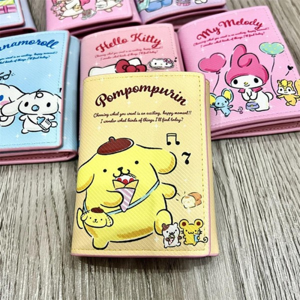 Pandoraplanet Karikatür Sanrio Kadın Cüzdan Anime Kuromi Hello Kitty Pu Deri Üç Katlı Kısa Çoklu Kart Cüzdan Kızlar Için Mini Para Pirse (Yurt Dışı... Bayan Cüzdan Fiyatı
