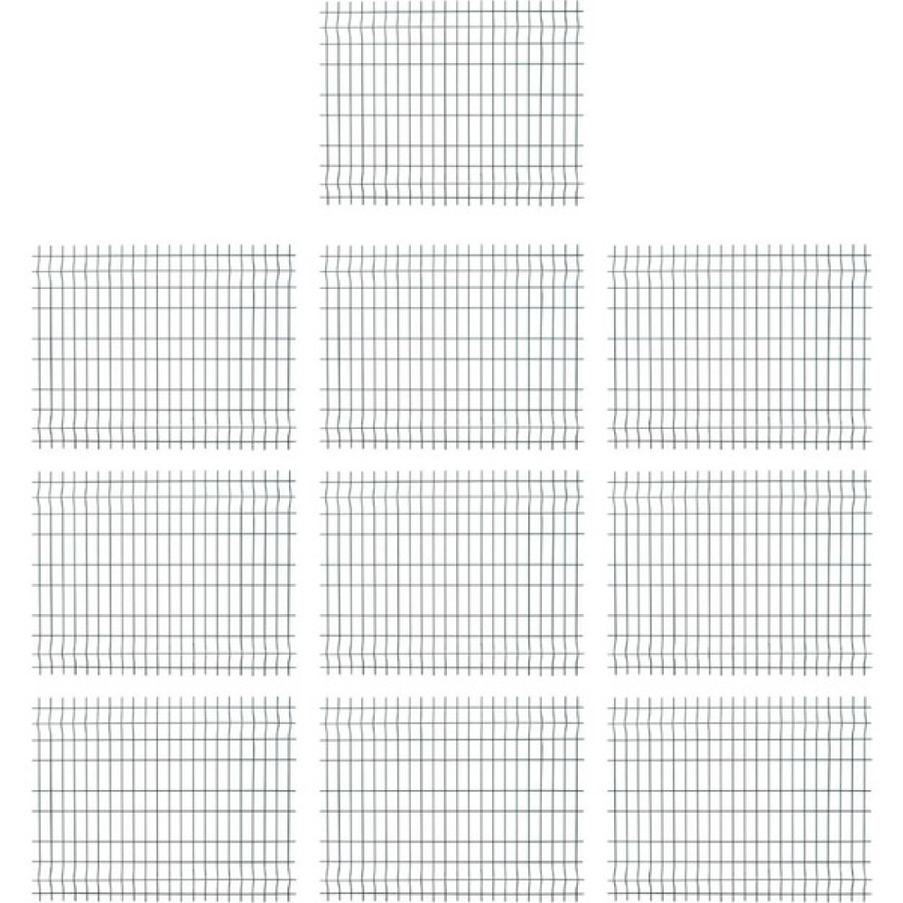 Panel Çit Market Pcm 10'lu Panel Çit Teli 150X250 cm Çift Telli Yeşil Avantaj Paketi (25 Metre) Bahçe Çiti Fiyatı