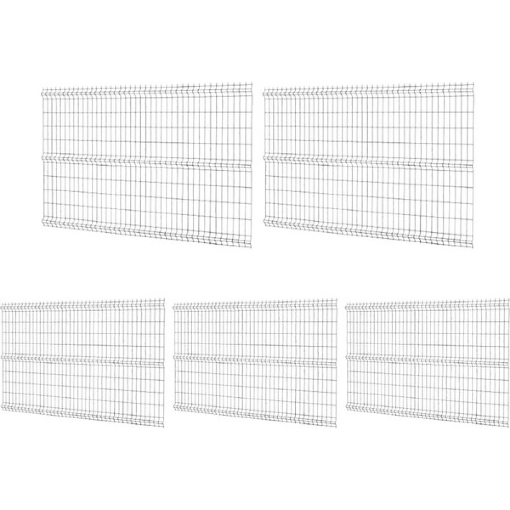 Panel Çit Market Pcm 5'li Panel Çit Teli 50X250 cm Çift Telli Antrasit Avantaj Paketi (12,5 Metre) Bahçe Çiti Fiyatı