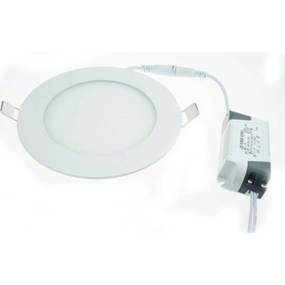 Panel LED Slim Yuvarlak Spot 6 W Beyaz Gövde - Gün Işığı Spot Fiyatı