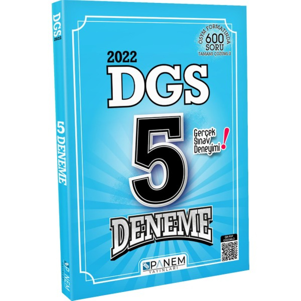 Panem Yayınları DGS 2022 Tamamı Çözümlü 5 Deneme Kaynak Kitapları Fiyatı
