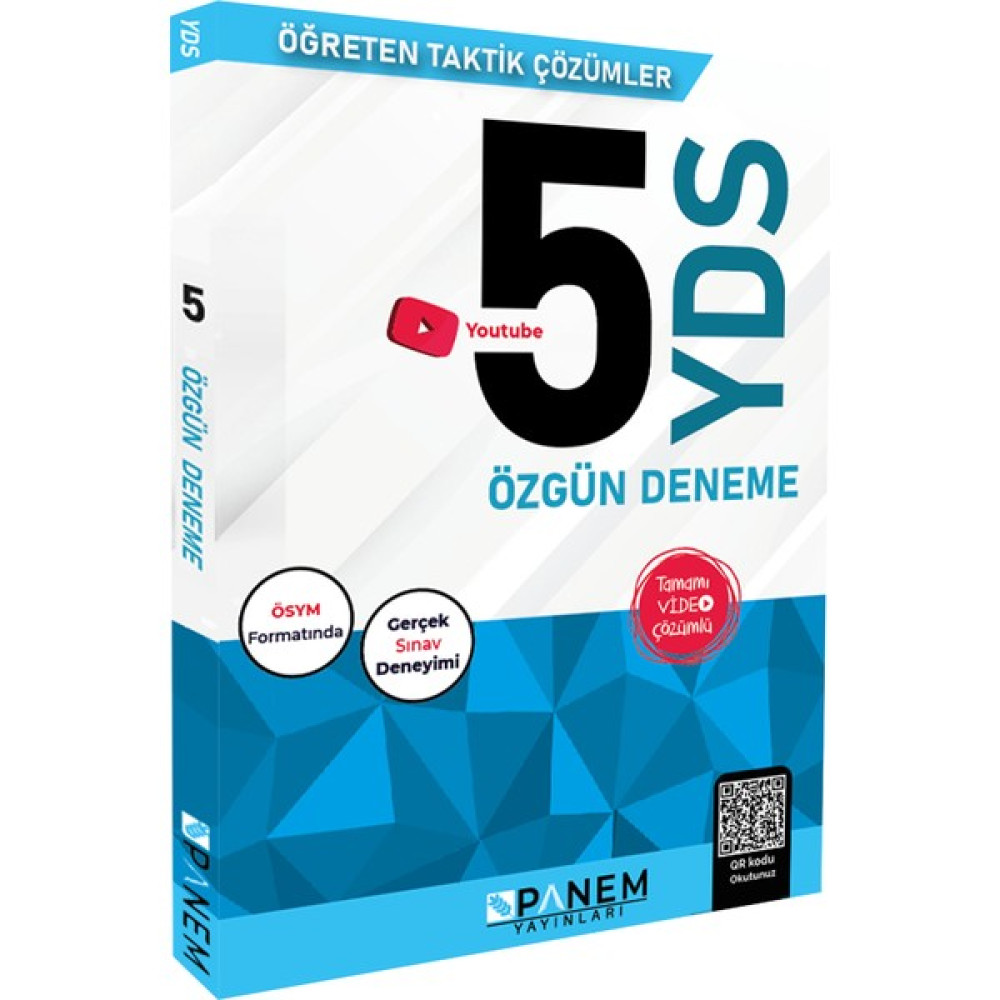 Panem Yayınları Yds Video Çözümlü Özgün 5 Deneme YDS Fiyatı