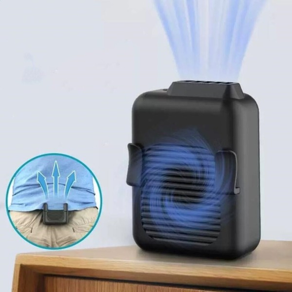 Pangniuniu Mini Asılı Bel Fanı USB Şarj Yapraksız Taşınabilir Handhd Fan 6000 Mah (Yurt Dışından) - Siyah Oto Boyaları Fiyatı