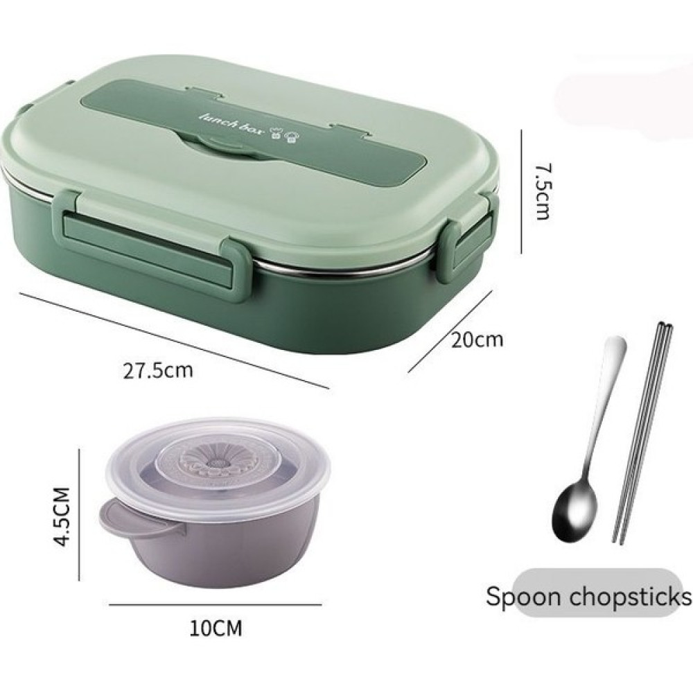 Pangolin Outdoors 316 Paslanmaz Çelik Öğle Yemeği Kutusu (Yurt Dışından) - Yeşil Beslenme Çantası Fiyatı