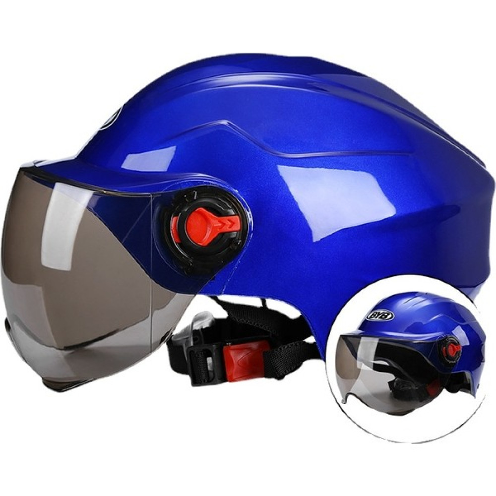 Pangolin Outdoors Elektrikli Araç Koruyucu Yarım Kask (Yurt Dışından) - Standart - Mavi Motorsiklet Kaskları Fiyatı