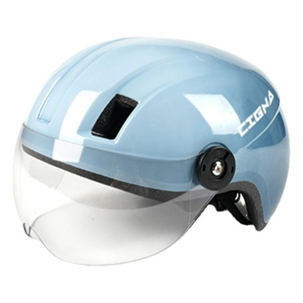 Pangolin Outdoors Yazlık Güneş Koruyucu Kask, Ön Cam Elektrikli Araç, Unisex Yarım Kask, Baret (Yurt Dışından) - Açık Mavi - Standart Motorsiklet Kaskları Fiyatı