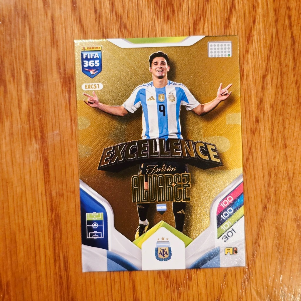 Panini 2026 Excellence Julian Alvarez Oyun Kartı EXC51 Diğer Fiyatı