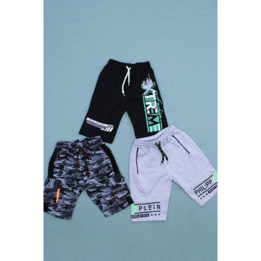 Panio Kids 3'lü Chicago-Plein-Xtreme Erkek Çocuk Kapri Erkek Çocuk Capri / Kapri Fiyatı